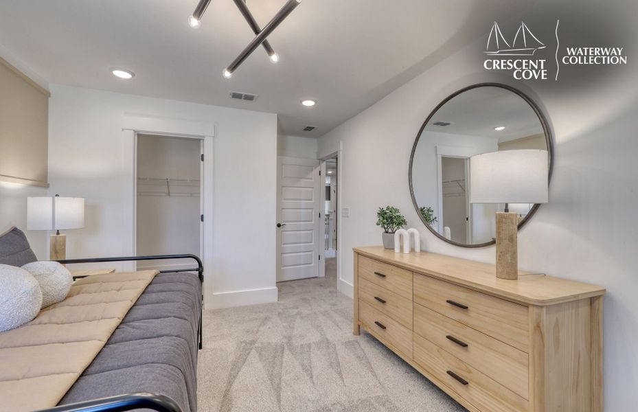 Representative furnished interior of a home built from the Vanderbilt - Waterway Collection by Pulte Homes in Crescent Cove, Myrtle Beach (Image 17).