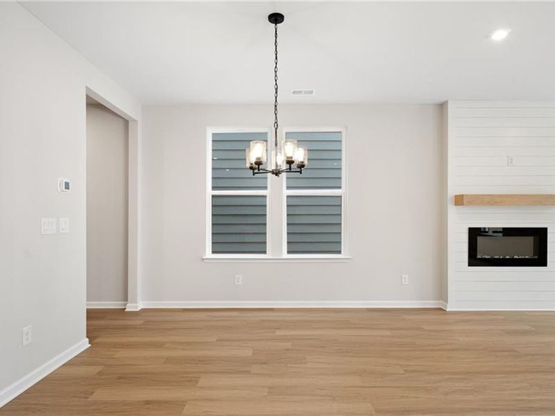Spacious, unfurnished interior of a new home in The Village at Shallowford, Kennesaw (Image 16).
