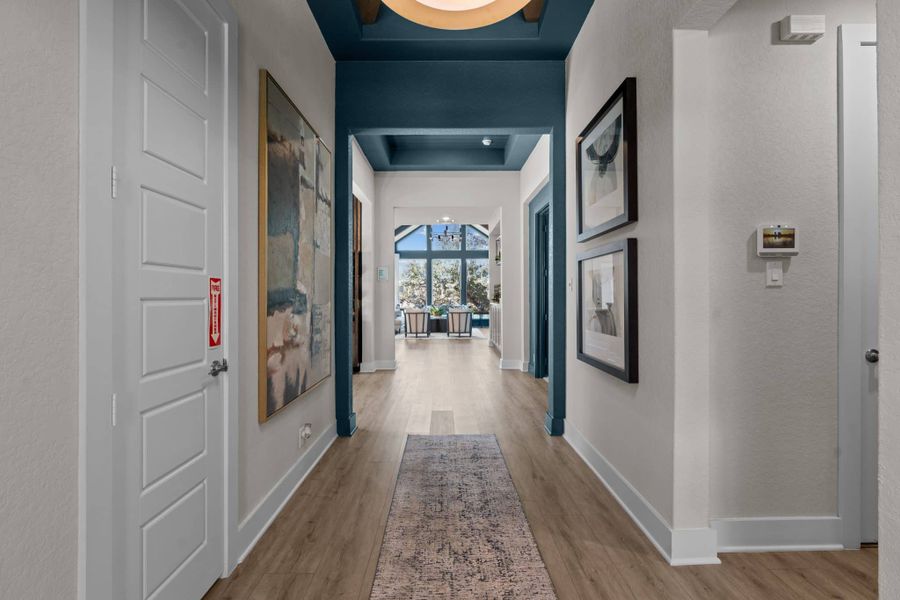 Furnished interior view inside a new home in Esperanza, Boerne (Image 7).