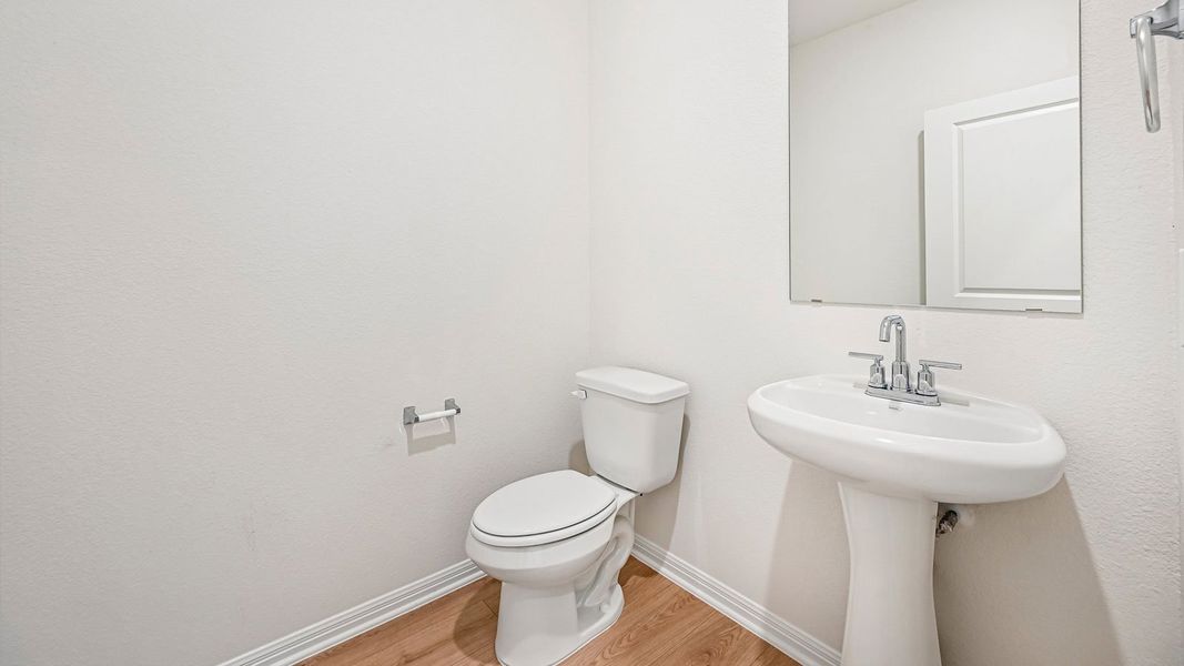 Furnished interior view inside a new home in Carillon, Manor (Image 12).