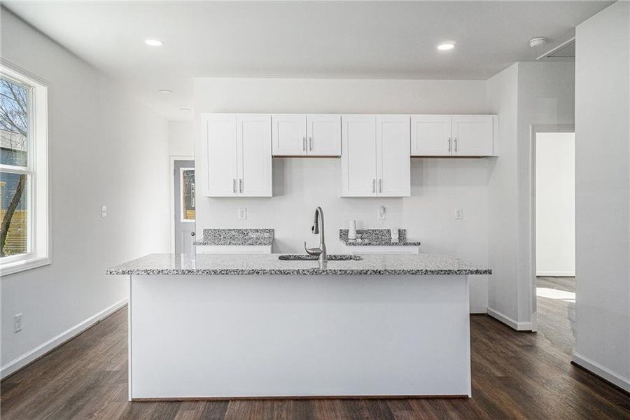 Furnished interior view inside a new home in , Atlanta (Image 12).