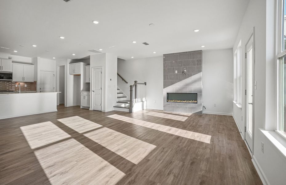 Spacious, unfurnished interior of a new home in Galloway Towns, Charlotte (Image 32). Spacious, unfurnished interior of a new home in Galloway Towns, Charlotte (Image 32).