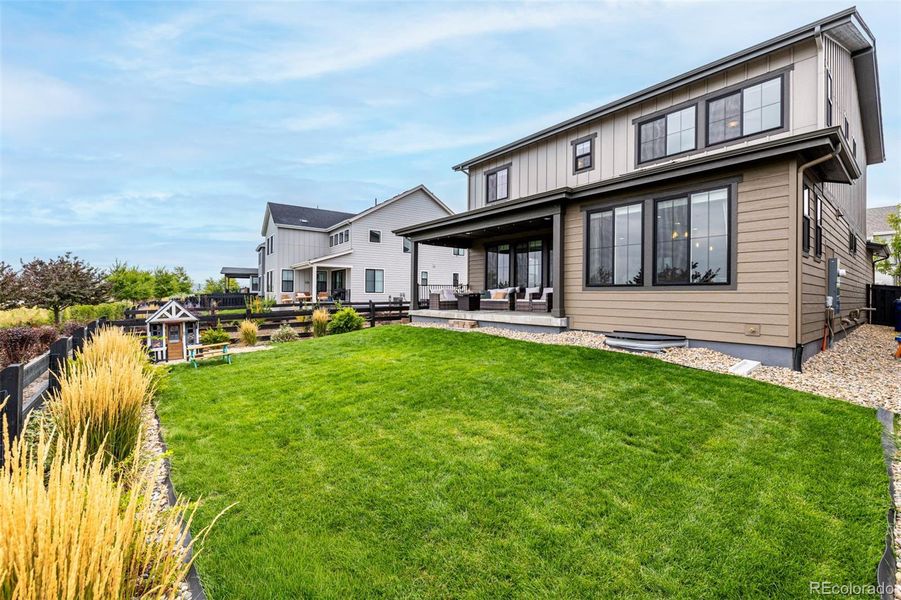 Exterior details and patio area of a home in , Littleton (Image 2). Exterior details and patio area of a home in , Littleton (Image 2).
