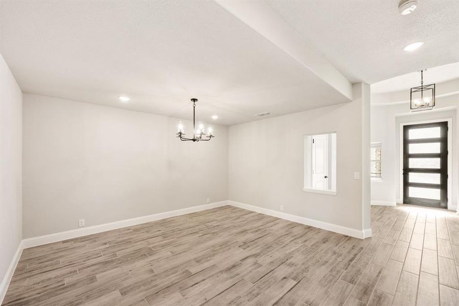 Spacious, unfurnished interior of a new home in Hayes Crossing, Midlothian (Image 19).