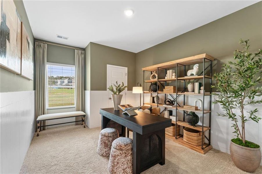 Furnished interior view inside a new home in , Calhoun (Image 4).