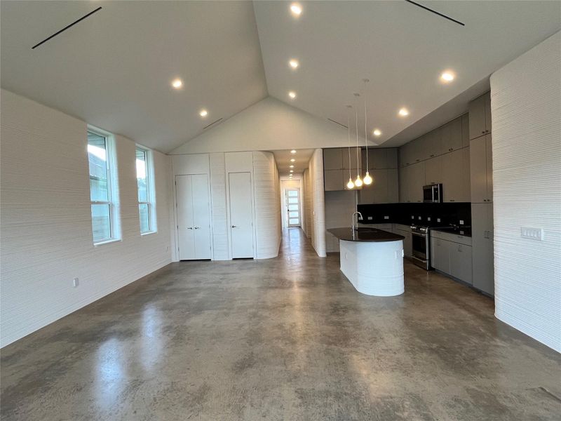 Spacious, unfurnished interior of a new home in Wolf Ranch: Genesis Collection, Georgetown (Image 8). Spacious, unfurnished interior of a new home in Wolf Ranch: Genesis Collection, Georgetown (Image 8).