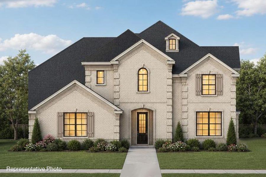 Representative exterior photo of a completed home built from the Grandview by Grand Homes in Grand Estates of Anna, Anna, TX (Image 17). Representative exterior photo of a completed home built from the Grandview by Grand Homes in Grand Estates of Anna, Anna, TX (Image 17).
