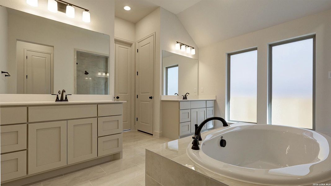 Furnished interior view inside a new home in Arcadia Ridge, San Antonio (Image 11). Furnished interior view inside a new home in Arcadia Ridge, San Antonio (Image 11).