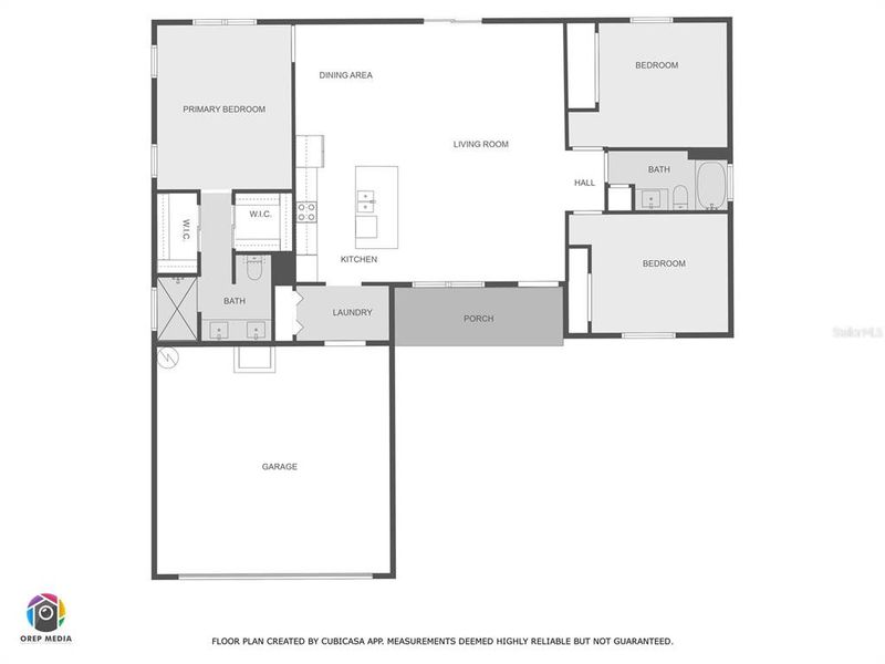 2D floor plan layout of this home in , Dunnellon, FL (Image 3).
