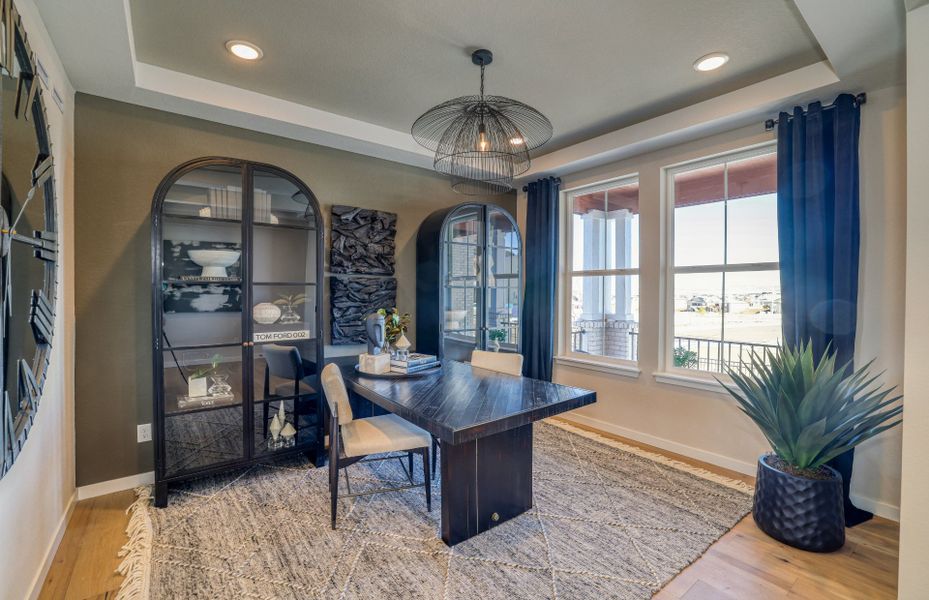 Representative furnished interior of a home built from the Messina by Pulte Homes in Sterling Ranch, Littleton (Image 13).