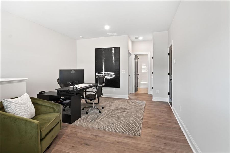 Furnished interior view inside a new home in Promenade at Sawnee Village, Cumming (Image 3).