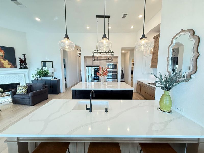 Furnished interior view inside a new home in Cross Creek West, Fulshear (Image 19).