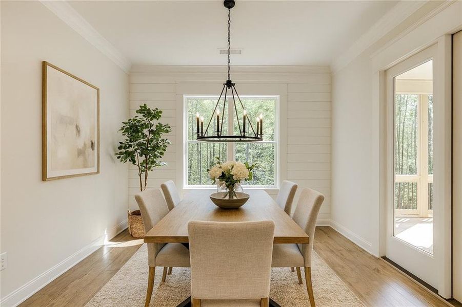 Furnished interior view inside a new home in , Jefferson (Image 4).