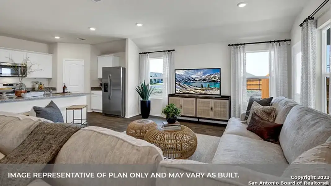 Furnished interior view inside a new home in Swenson Heights, Seguin (Image 25).