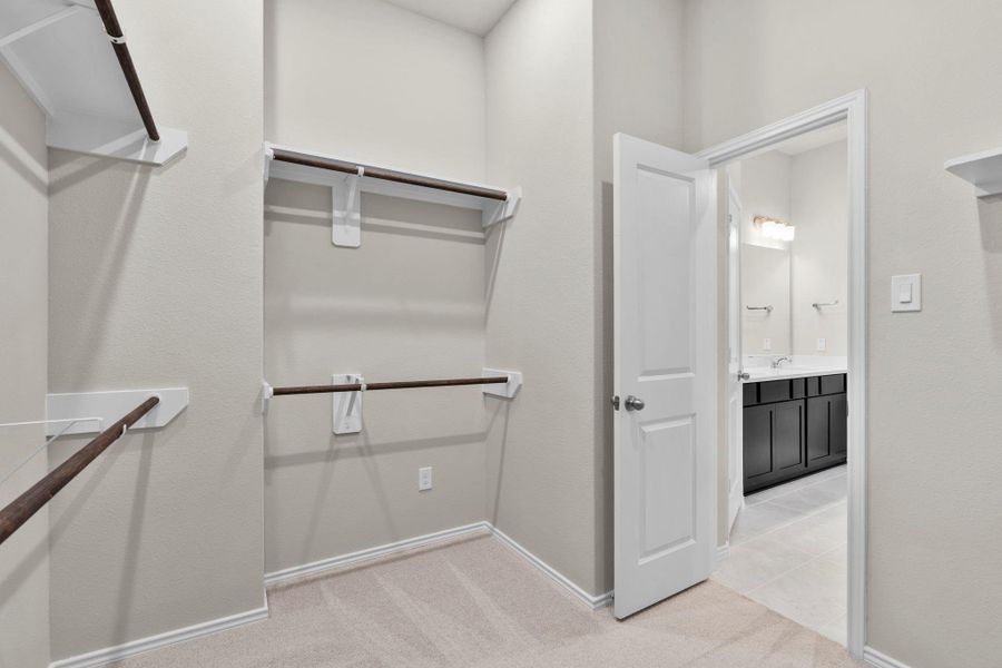 Furnished interior view inside a new home in The Highlands, Porter (Image 6).