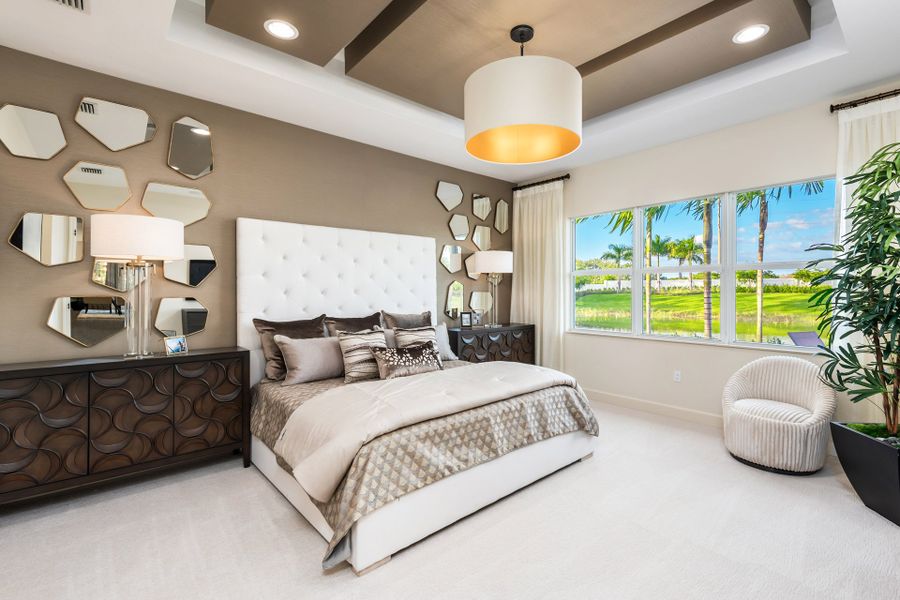 Representative furnished interior of a home built from the Elena by GL Homes in Valencia Parc at Riverland, Port St. Lucie (Image 12).
