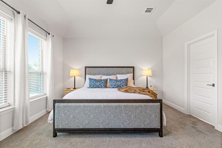 Furnished interior view inside a new home in Lovers Landing, Forney (Image 28). Furnished interior view inside a new home in Lovers Landing, Forney (Image 28).