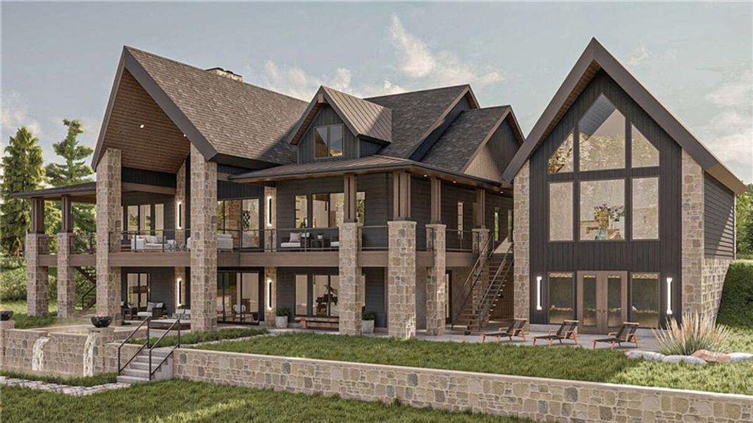 Front exterior of a new home in , Jasper, GA, highlighting curb appeal (Image 1).