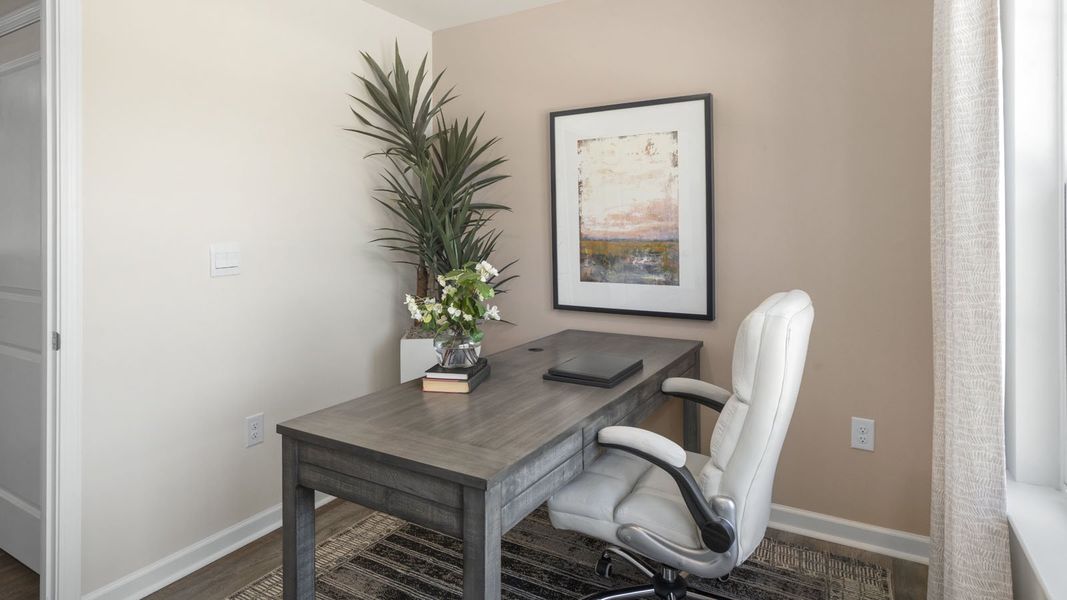 Furnished interior view inside a new home in Thornton Townes, Raleigh (Image 7).