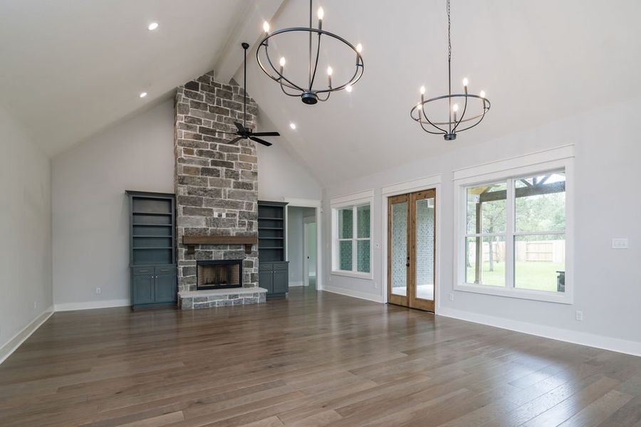 Representative unfurnished interior of a home built from the The Kaylee by Reece Homes in Pebble Creek, College Station (Image 26).