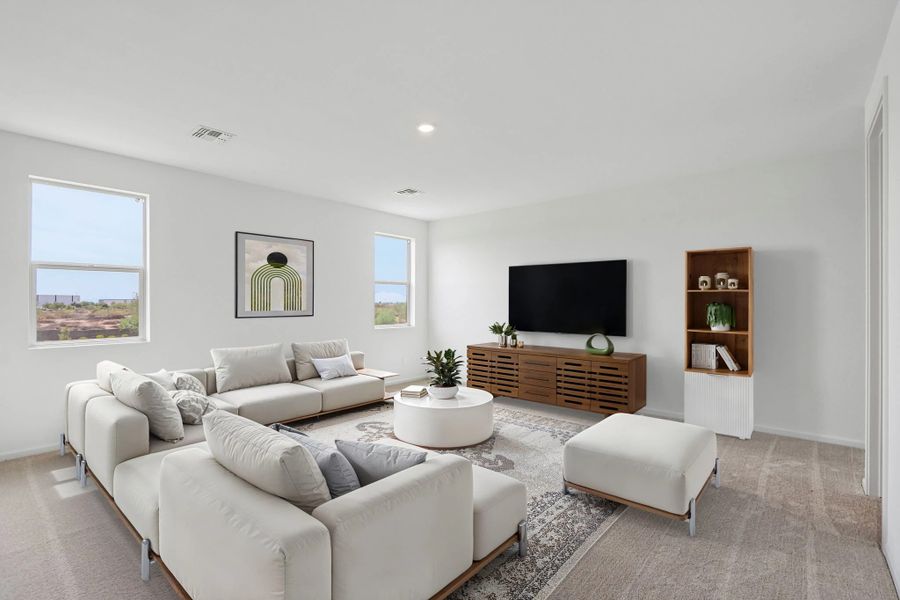 Loft. Virtually staged Loft. Virtually staged