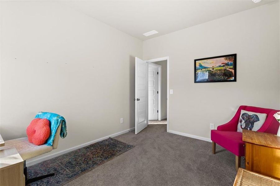 Furnished interior view inside a new home in Garrett Preserve, Hiram (Image 15).