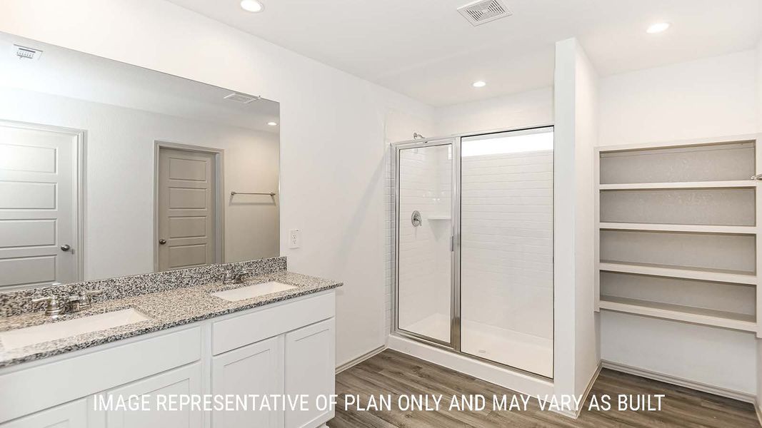 Furnished interior view inside a new home in Reserve at Mallard Lakes, Orange (Image 8).