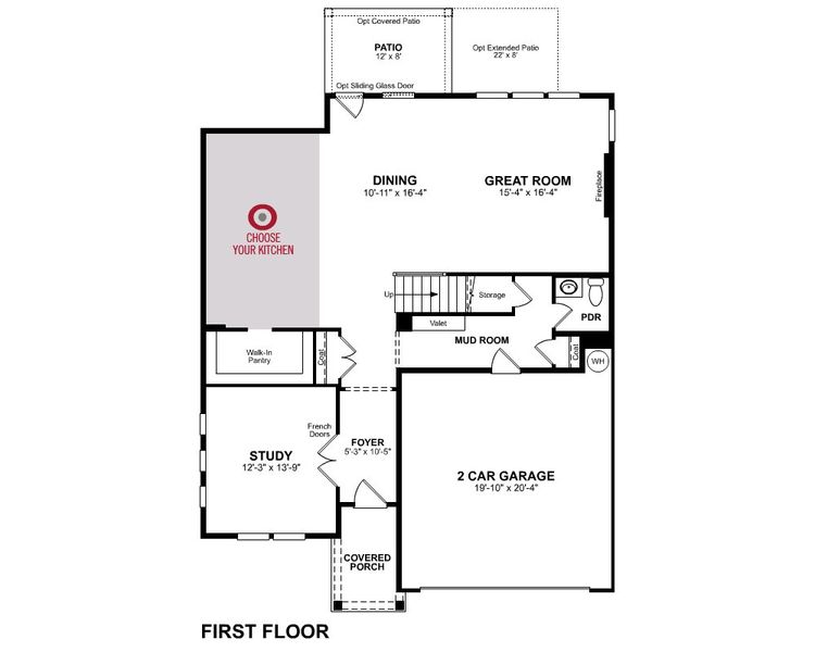 2D floor plan layout of this home in Wisteria at GreenHouse, Marietta, GA (Image 2). 2D floor plan layout of this home in Wisteria at GreenHouse, Marietta, GA (Image 2).