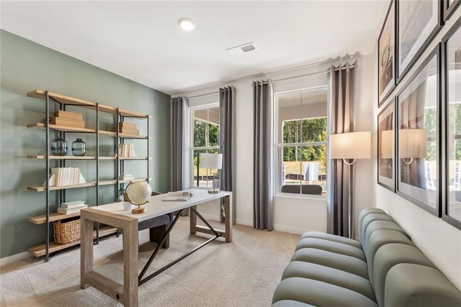 Furnished interior view inside a new home in , Gainesville (Image 10).