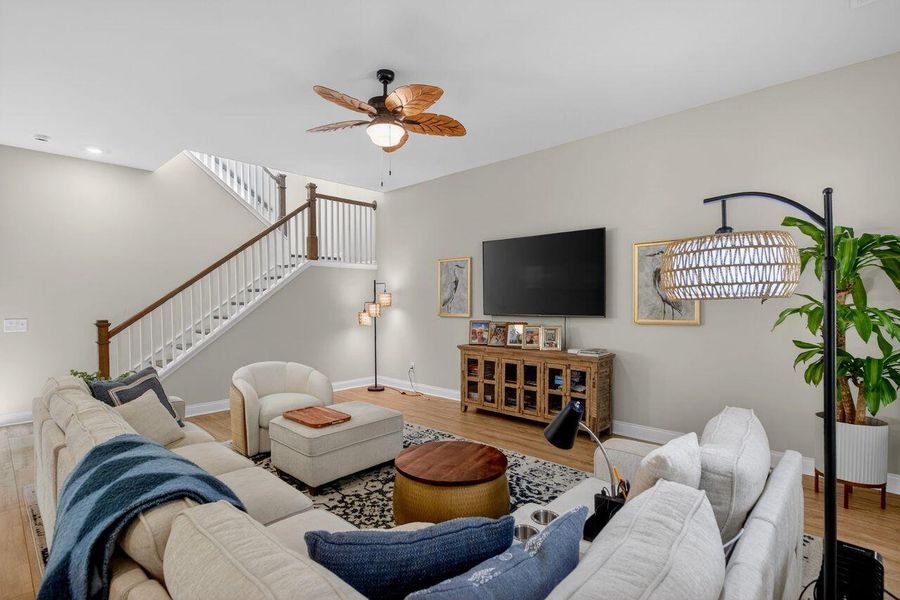 Furnished interior view inside a new home in Sweetgrass at Summers Corner, Summerville (Image 5).