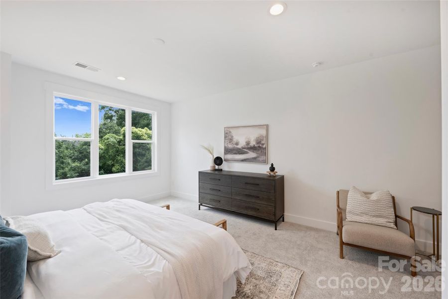 Furnished interior view inside a new home in , Charlotte (Image 8).