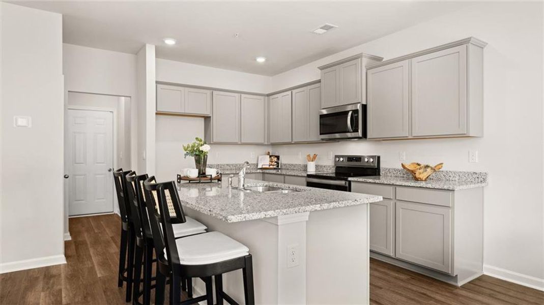 Furnished interior view inside a new home in Echo Glen, Stockbridge (Image 37).