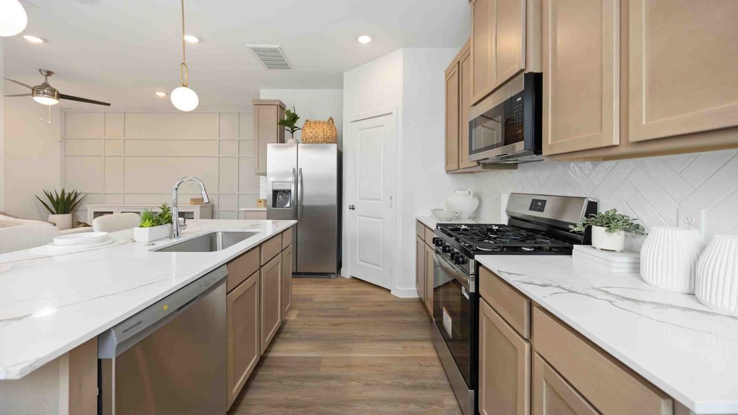 Furnished interior view inside a new home in Pinehaven, Houston (Image 4).