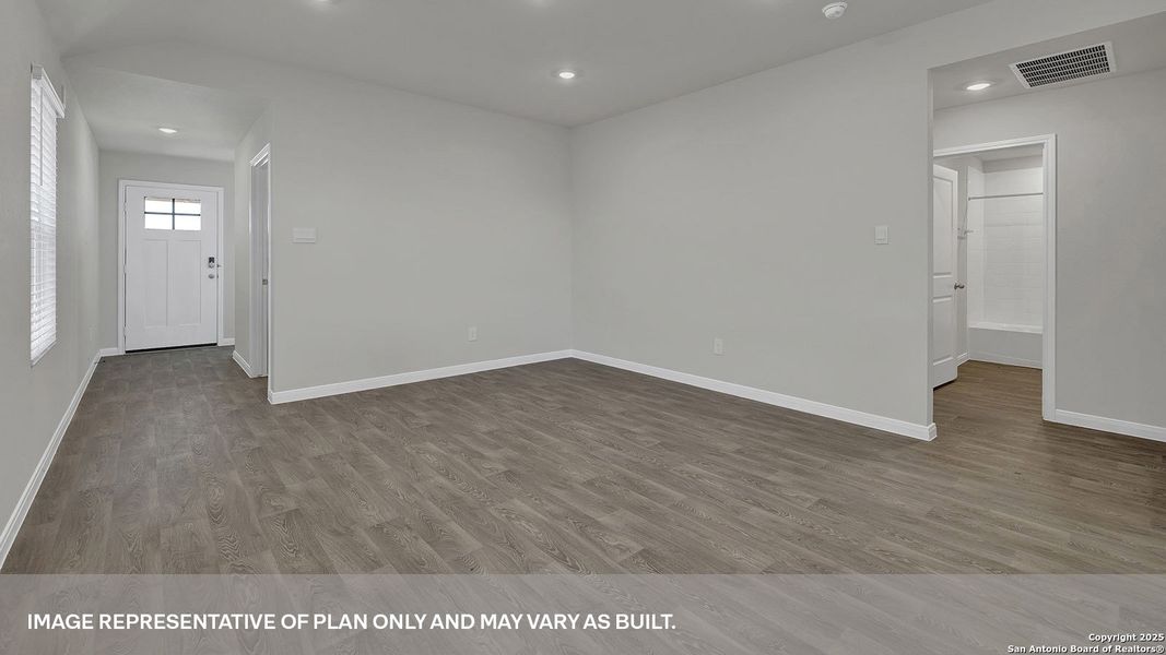 Spacious, unfurnished interior of a new home in Whisper South, San Marcos (Image 18).