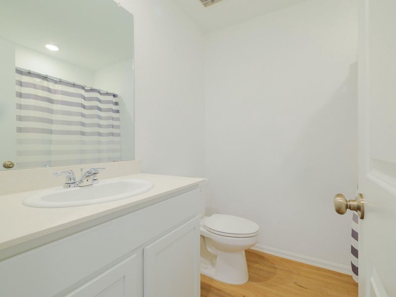 Furnished interior view inside a new home in Sterling Point at Baytown Crossings: Watermill Collection, Baytown (Image 7). Furnished interior view inside a new home in Sterling Point at Baytown Crossings: Watermill Collection, Baytown (Image 7).