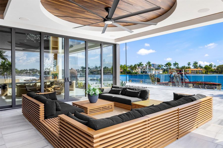 Furnished interior view inside a new home in , Fort Lauderdale (Image 4).