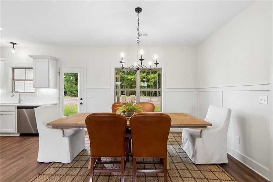 Furnished interior view inside a new home in , Social Circle (Image 9).