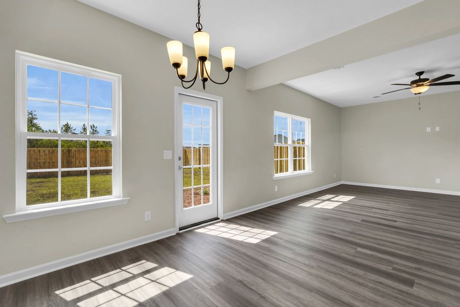 Representative unfurnished interior of a home built from the The Morris by RTS Homes in Grand Reserve, Hinesville (Image 27).