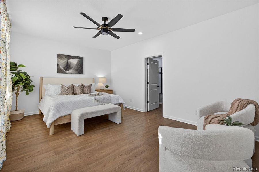 Furnished interior view inside a new home in , Parker (Image 16).