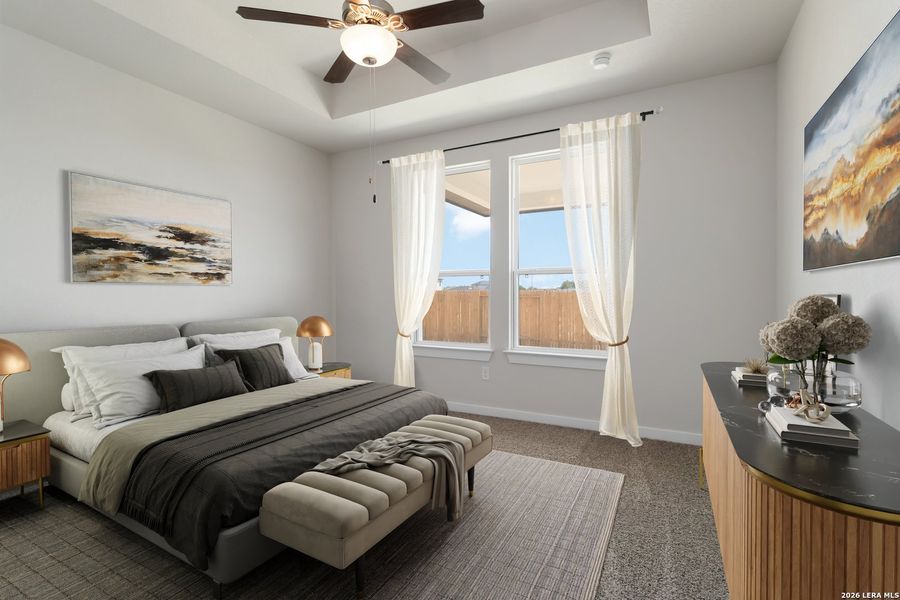 Furnished interior view inside a new home in Hickory Ridge, Elmendorf (Image 10).