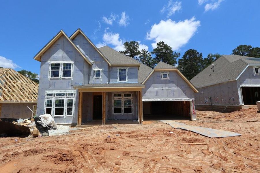 In-progress construction of a new home in The Woodlands Hills - Summit Collection, Willis, TX (Image 9). In-progress construction of a new home in The Woodlands Hills - Summit Collection, Willis, TX (Image 9).