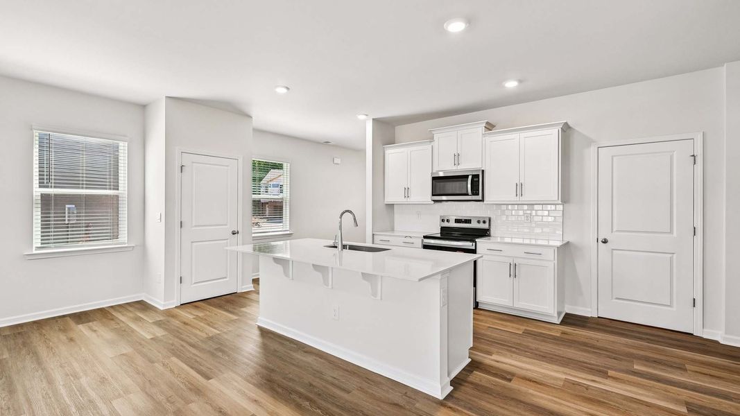 Furnished interior view inside a new home in The Hamptons at Hickory, Hickory (Image 5).