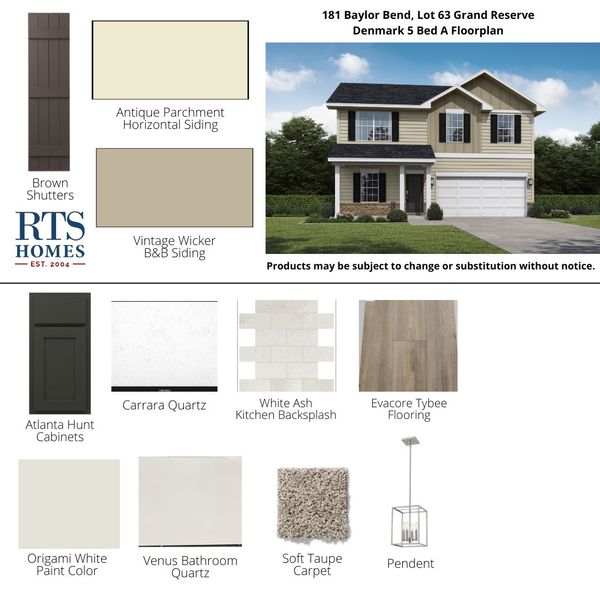 2D floor plan layout of this home in Grand Reserve, Allenhurst, GA (Image 6). 2D floor plan layout of this home in Grand Reserve, Allenhurst, GA (Image 6).