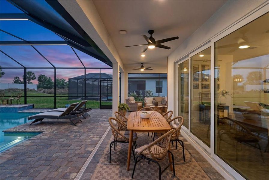 Exterior details and patio area of a home in , Bradenton (Image 23).