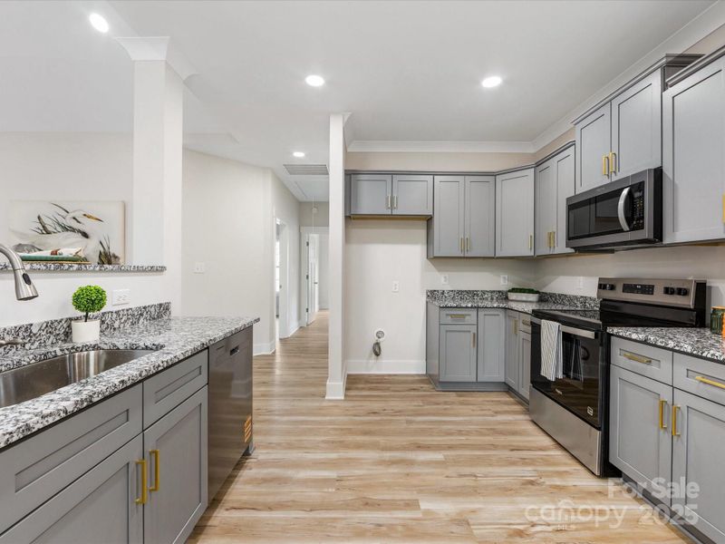 Furnished interior view inside a new home in , York (Image 10). Furnished interior view inside a new home in , York (Image 10).