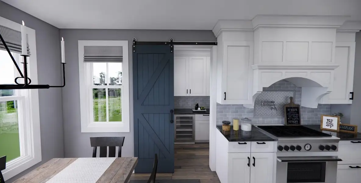 Furnished interior view inside a new home in , Dripping Springs (Image 8).