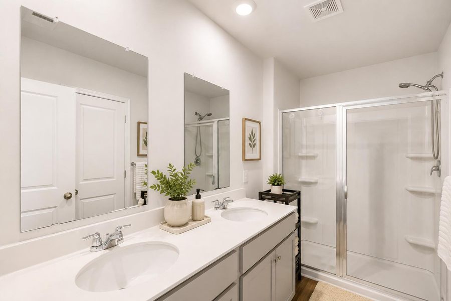 Furnished interior view inside a new home in Lakeview at Kitfield, Moncks Corner (Image 22). Furnished interior view inside a new home in Lakeview at Kitfield, Moncks Corner (Image 22).