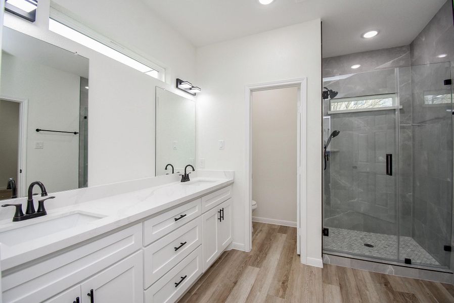 Furnished interior view inside a new home in , Houston (Image 15).