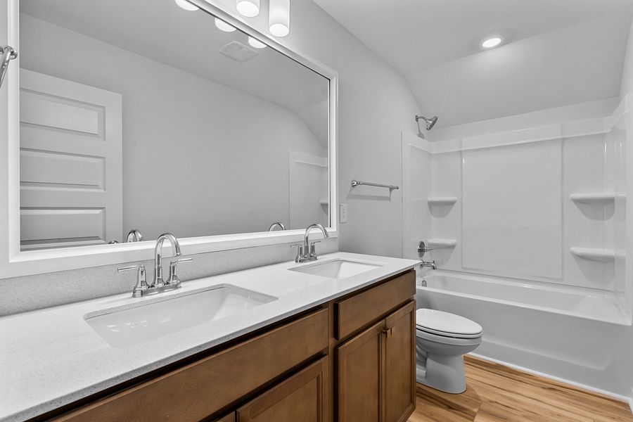 Furnished interior view inside a new home in Brooke Hill, Lewisville (Image 33).