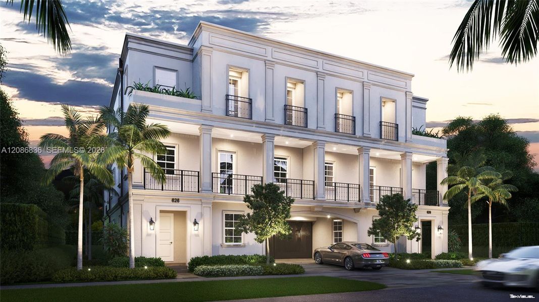 Condo located in Coral Gables, FL showcasing its design and architecture (Image 3). Condo located in Coral Gables, FL showcasing its design and architecture (Image 3).